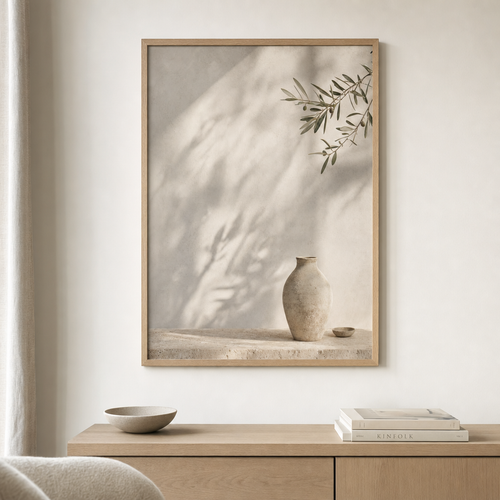 Olive Shadow I Poster