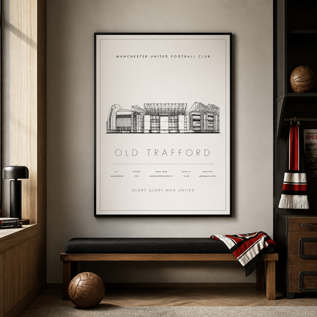 Old Trafford Poster