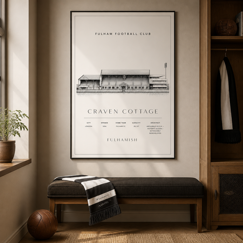 Craven Cottage Poster