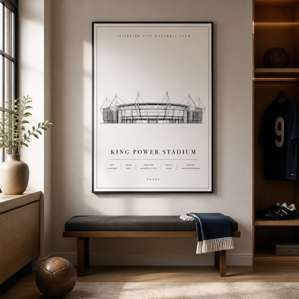 King Power Stadium Poster