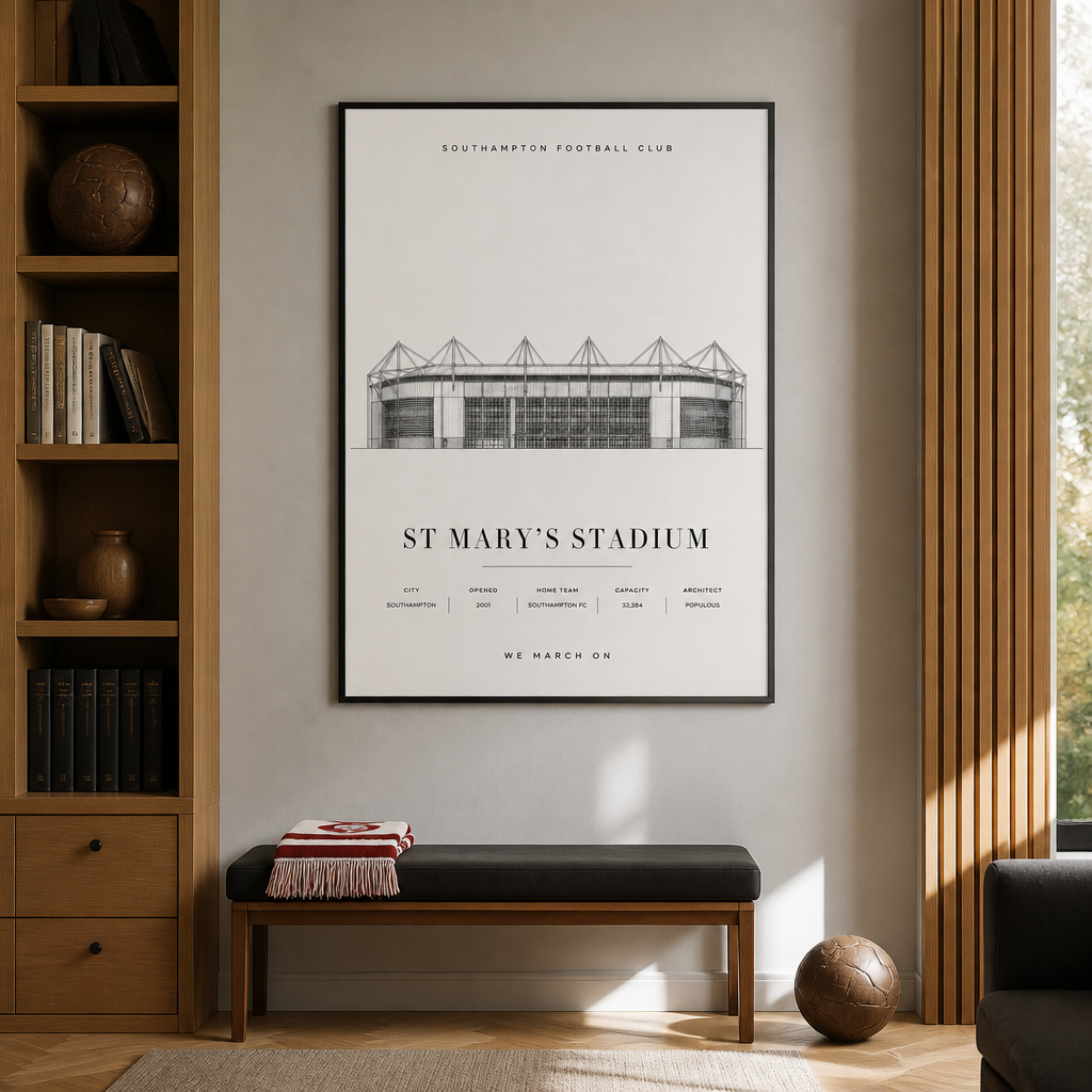 St Mary's Stadium Poster