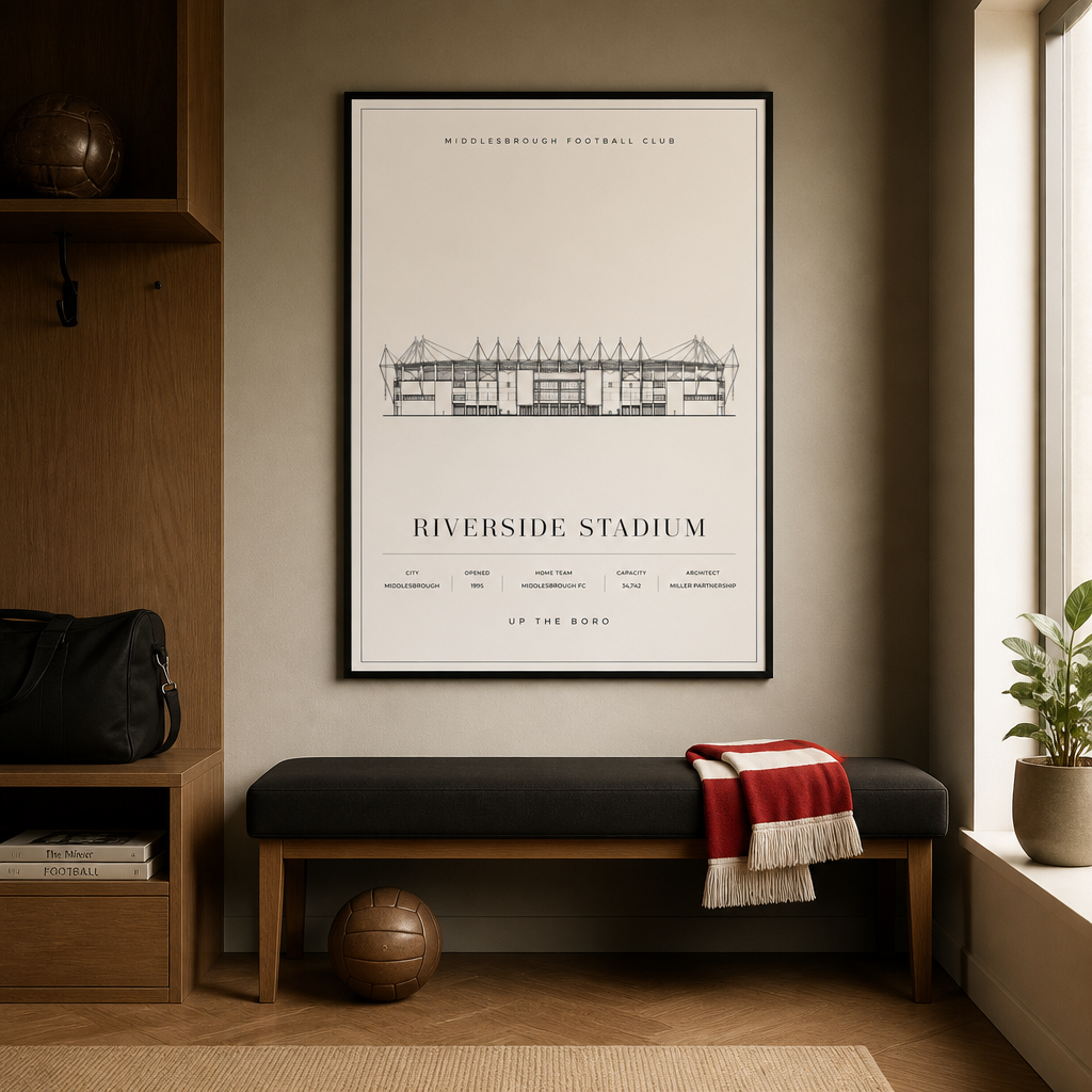 Riverside Stadium Poster