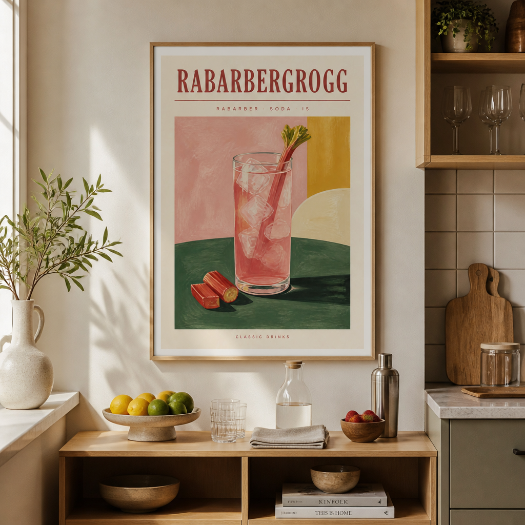 Rabarbergrogg Poster