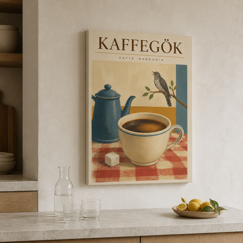 KAFFEGÖK Canvas