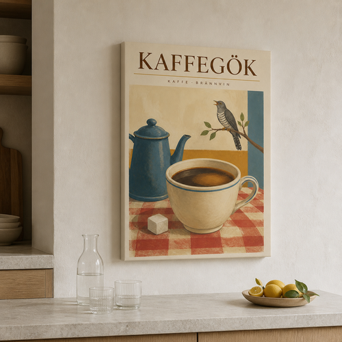 KAFFEGÖK Canvas