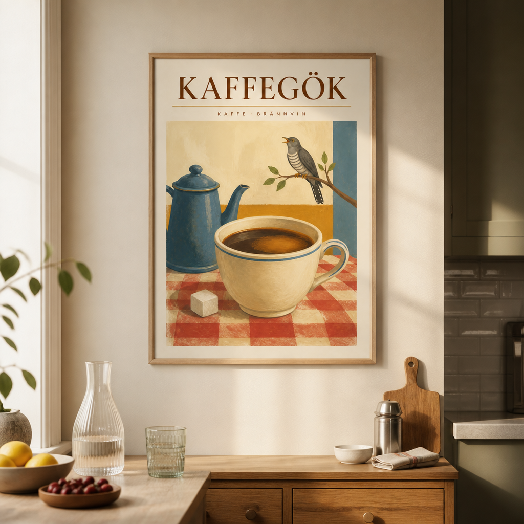 KAFFEGÖK Poster