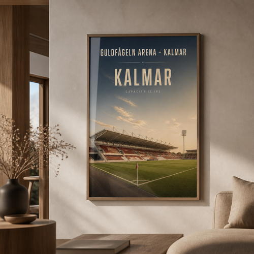 Kalmar - Guldfågeln Arena Poster