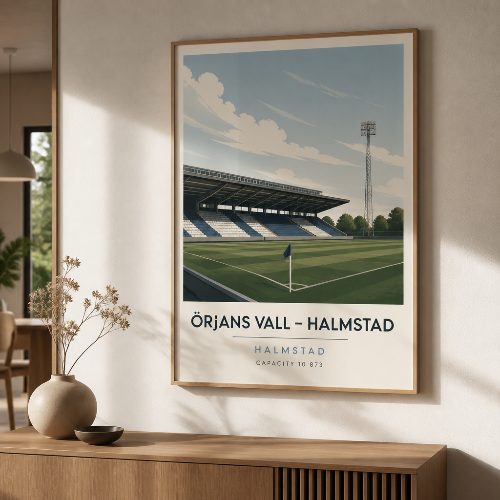 Halmstad - Örjans Vall Poster