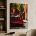Ferrari F40 – Italian Street Color Canvas