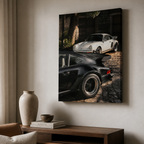 Porsche 911 Turbo – Two Colours Color Canvas