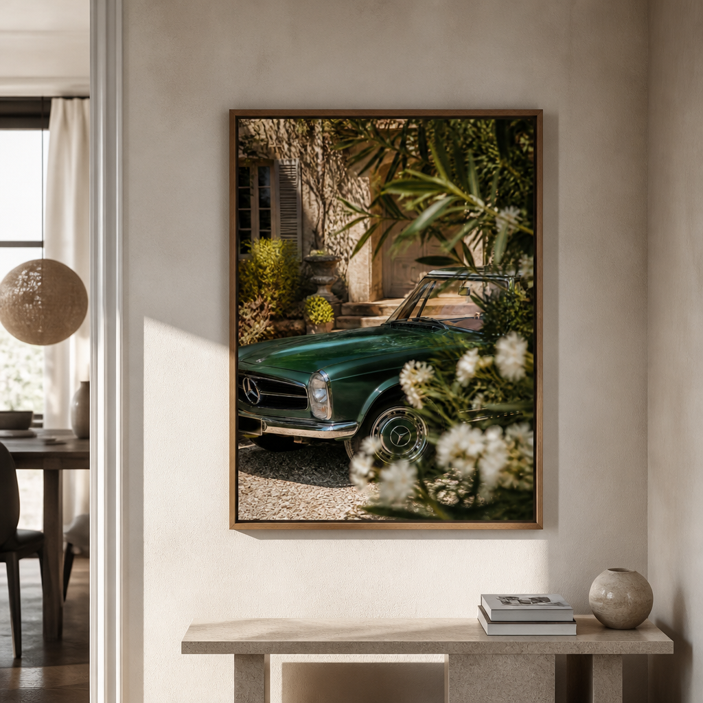 Mercedes-Benz 280 SL Pagoda – Garden Color Poster