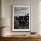 Royal Enfield Interceptor 650 – Coastal Road Blackwhite Poster