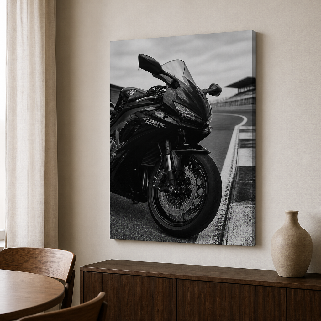 Honda CBR1000RR – Trackside Blackwhite Canvas