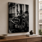 Triumph Speed Twin – London Street Blackwhite Canvas