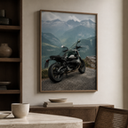 BMW R nineT – Mountain Air Color Poster