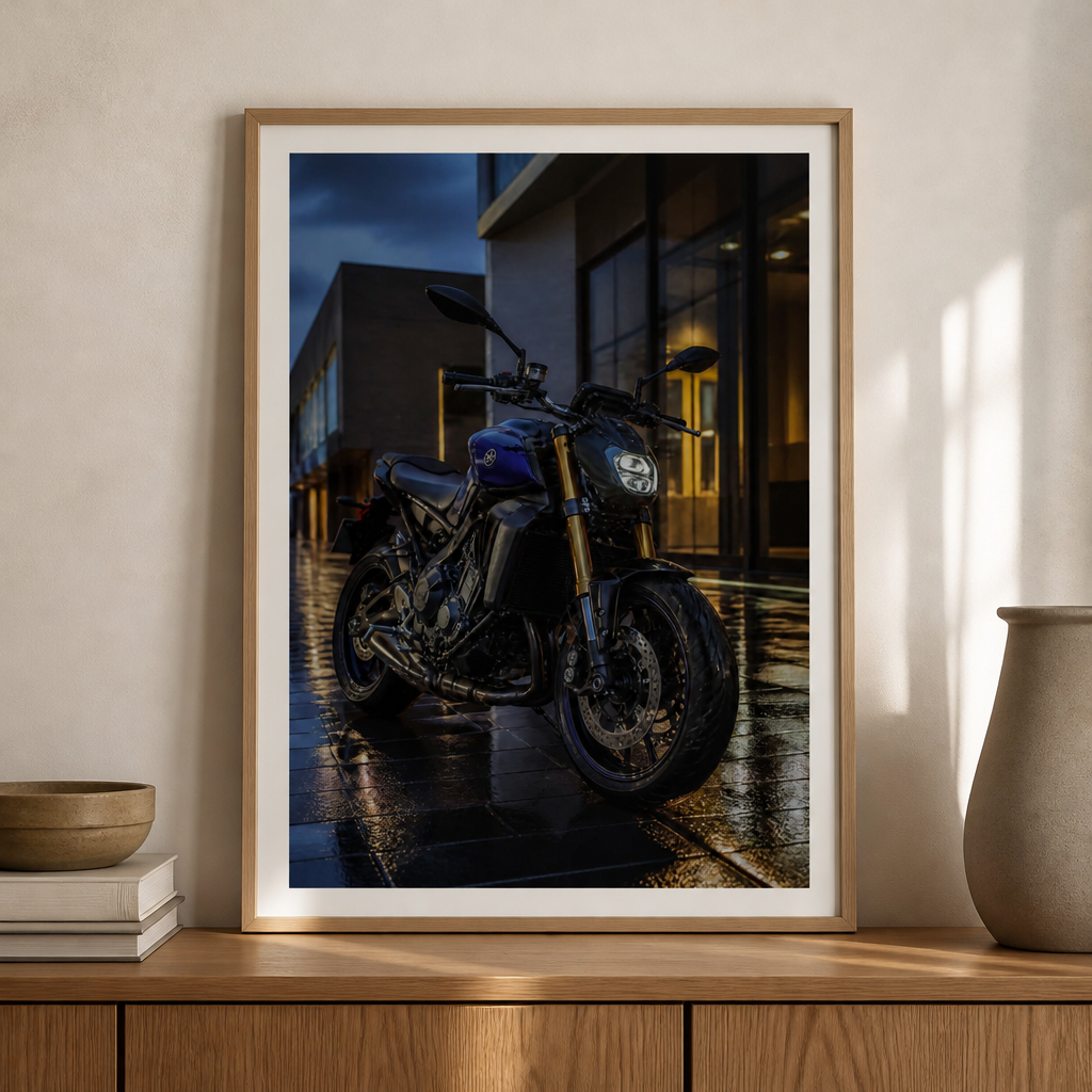 Yamaha MT-09 – Blue Hour Color Poster