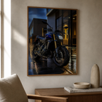 Yamaha MT-09 – Blue Hour Color Poster