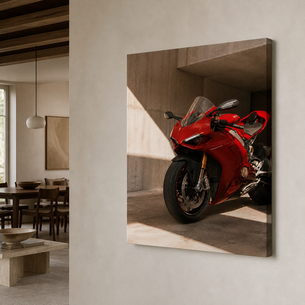 Ducati Panigale V4 – Concrete Light Color Canvas