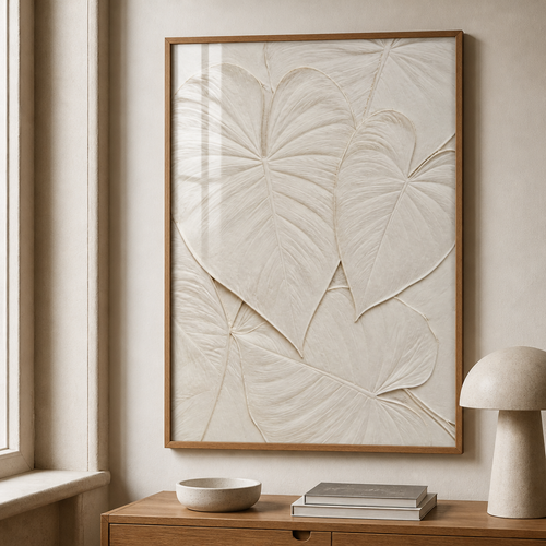 Philodendron Relief Poster