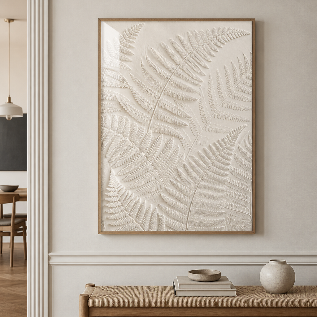 Fern Relief Poster