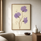 Luktärt i lavendel Poster
