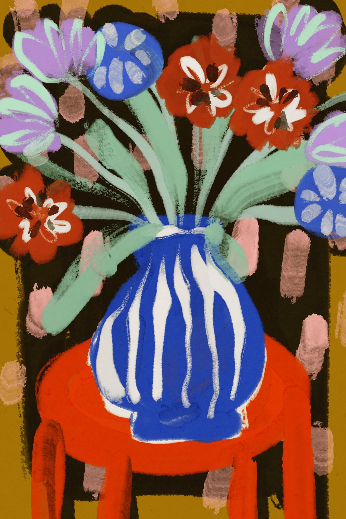 Floral still life no 2 Poster och Canvastavla