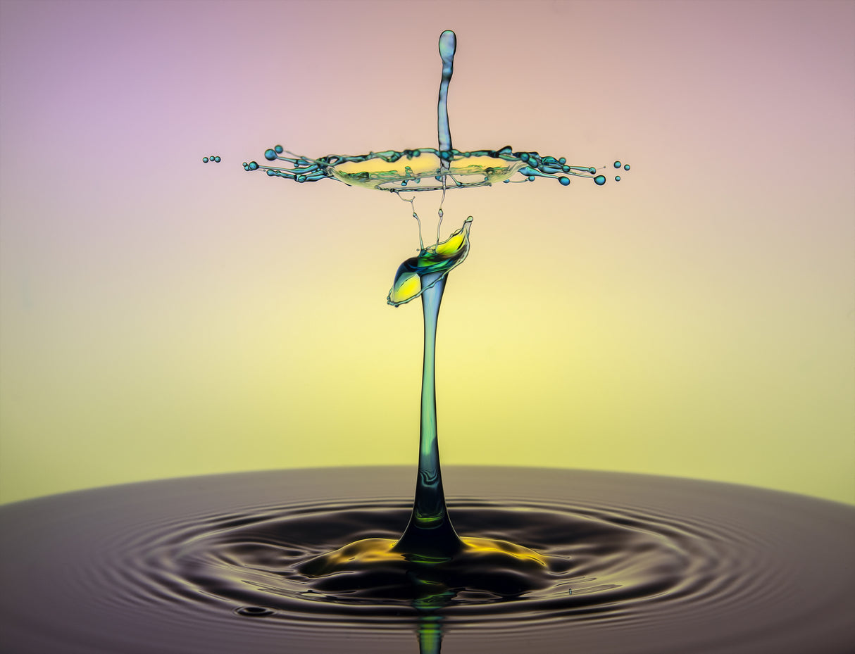 Dancing Drops Poster och Canvastavla