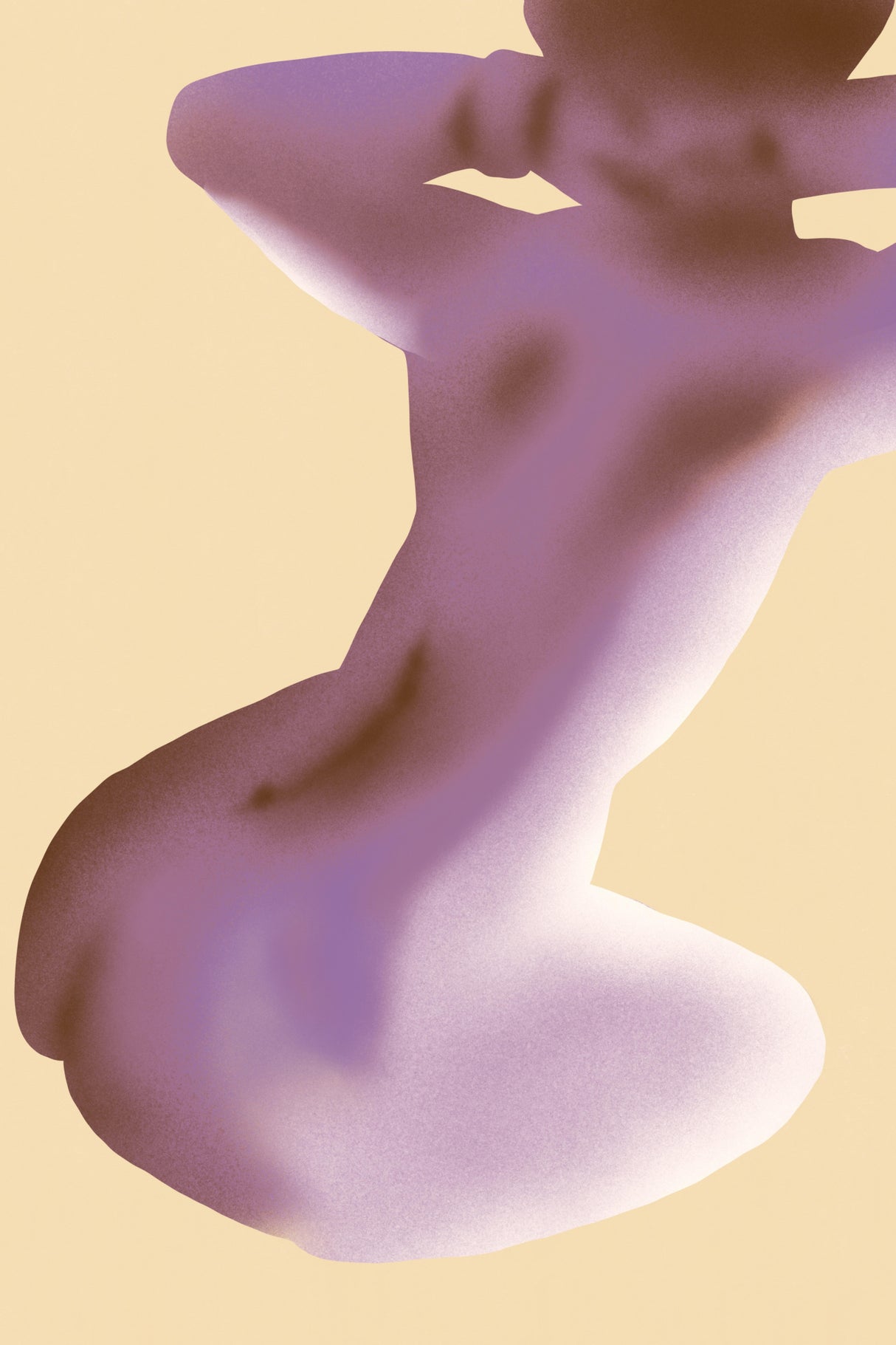 Color nude 14 Poster och Canvastavla