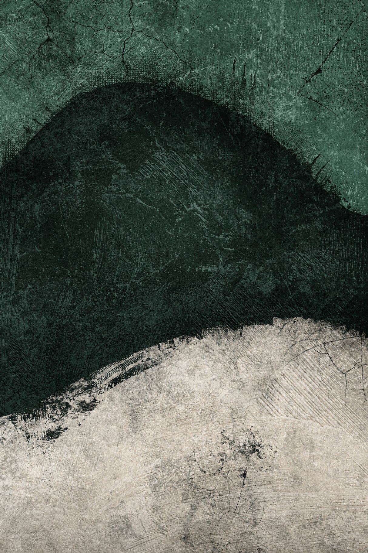 Midnight Emerald No3 Poster och Canvastavla
