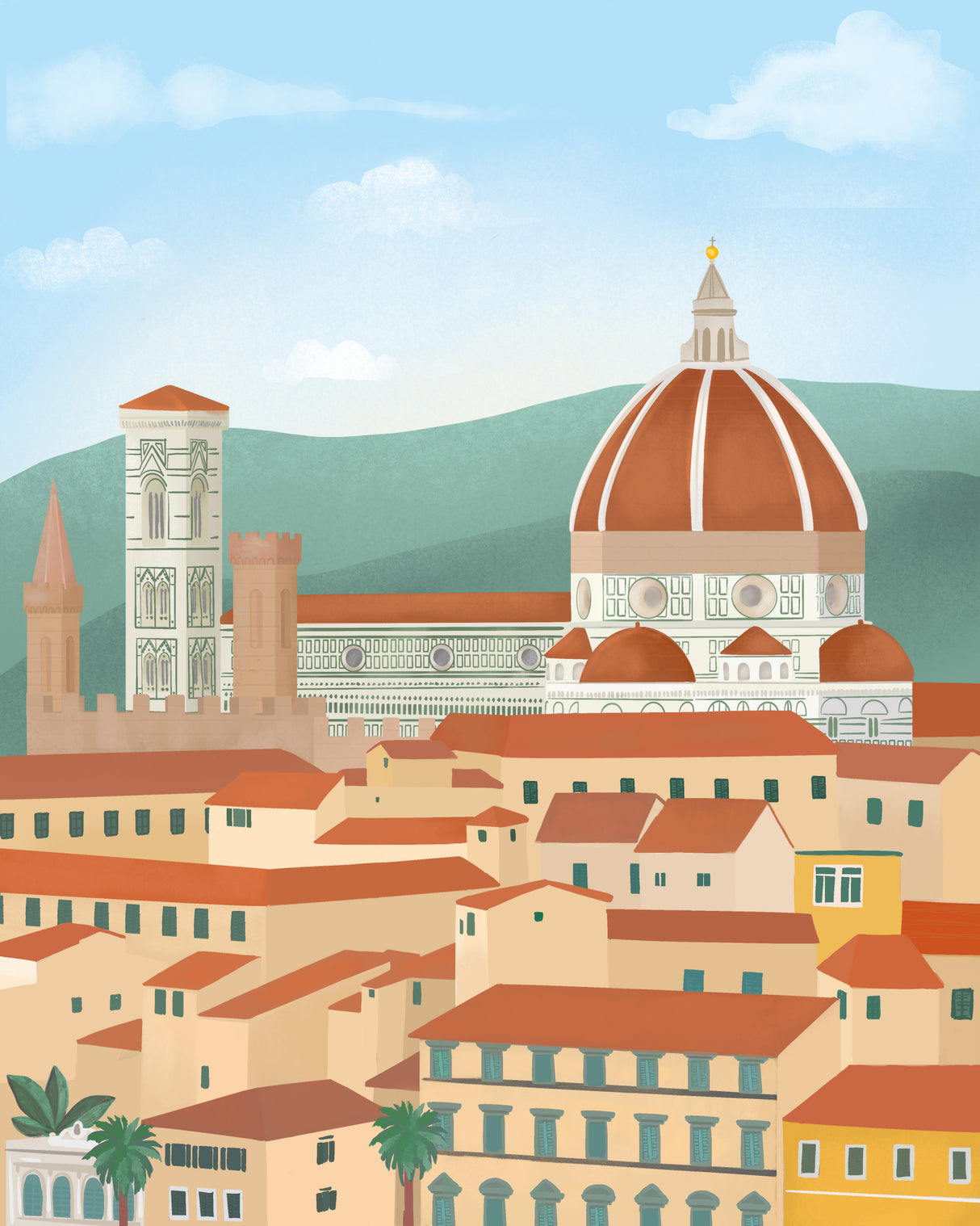 Florence Poster och Canvastavla