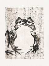Japanese Frog (late 18th 19th Century) Poster och Canvastavla