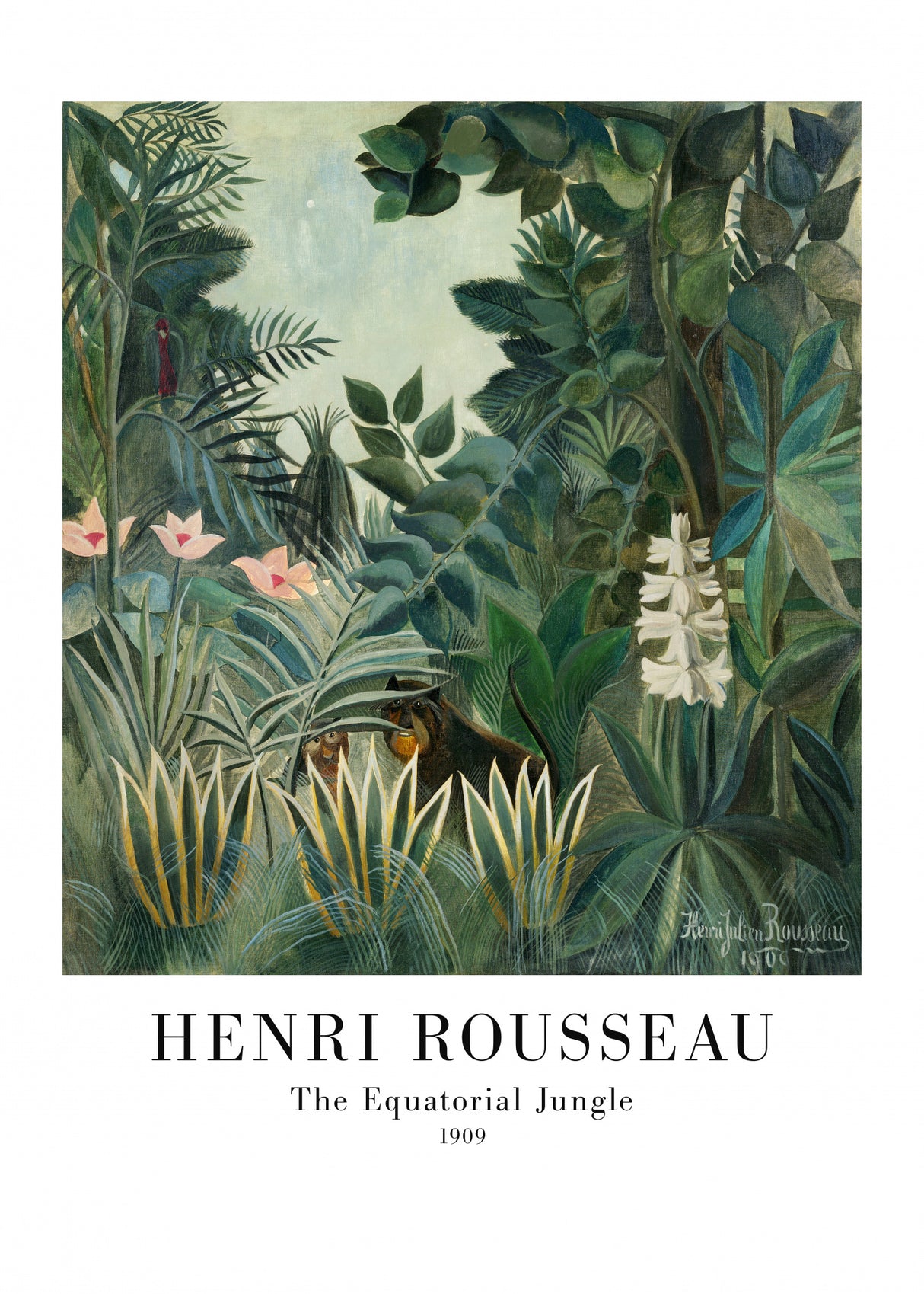 The Equatorial Jungle Poster och Canvastavla