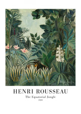 The Equatorial Jungle Poster och Canvastavla