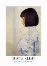 Portrait of Helene Klimt (1898) Poster Poster och Canvastavla