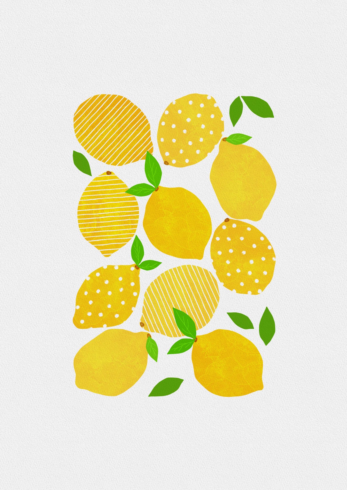 Lemon Crowd Poster och Canvastavla