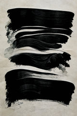 Black Strokes Poster och Canvastavla