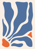 Blue Abstract Botanicals