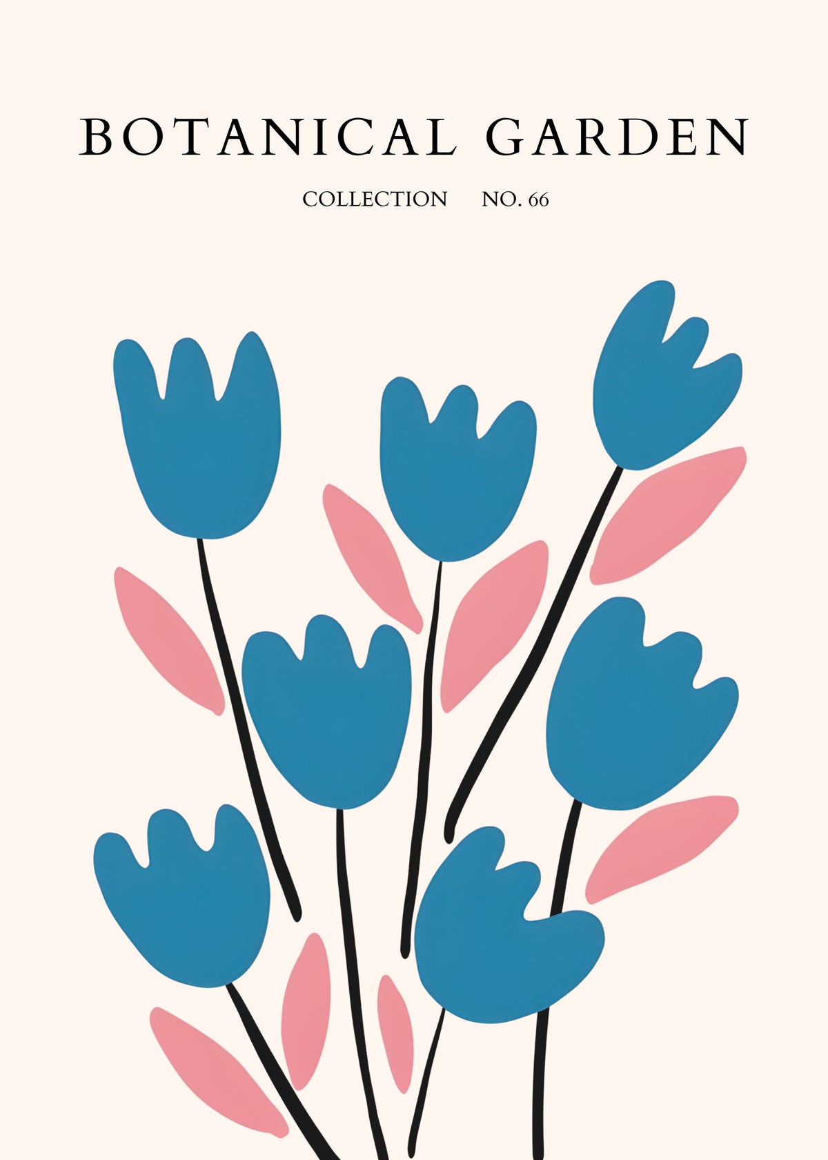 Blue Tulip Bouquet