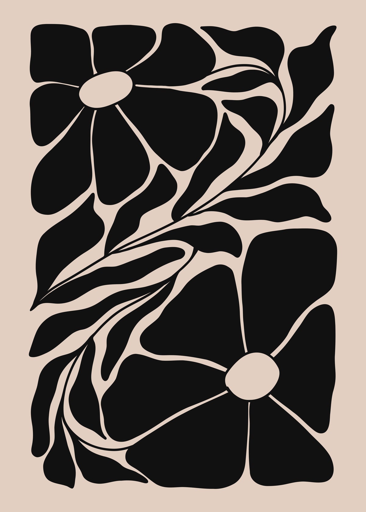 Botanical Branch Silhouette