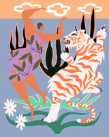 Hello Tiger Poster och Canvastavla
