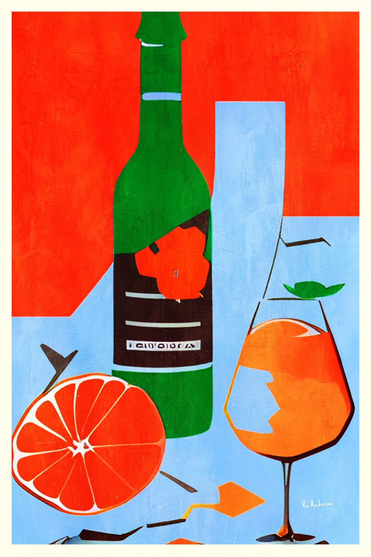 Sunny Picnic In the Park Poster och Canvastavla