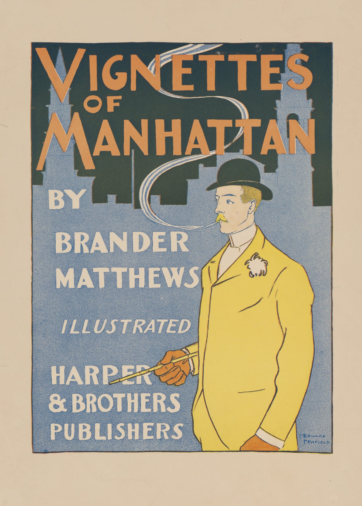 Vignettes of Manhattan (1895) Poster och Canvastavla