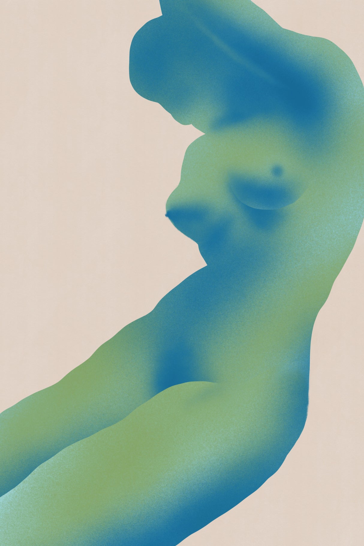 Color nude 10 Poster och Canvastavla