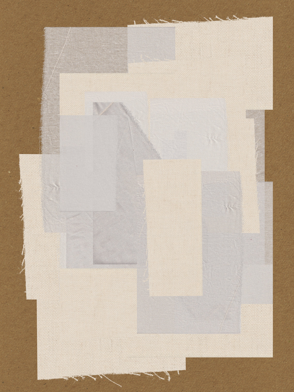 Fabric Pattern Collage No.6 Poster och Canvastavla