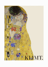 The Kiss (1907–1908) Special Poster Crop Poster och Canvastavla
