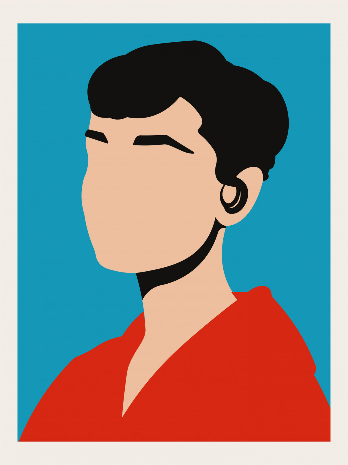 Audrey Hepburn Minimalist Pop Art Poster och Canvastavla