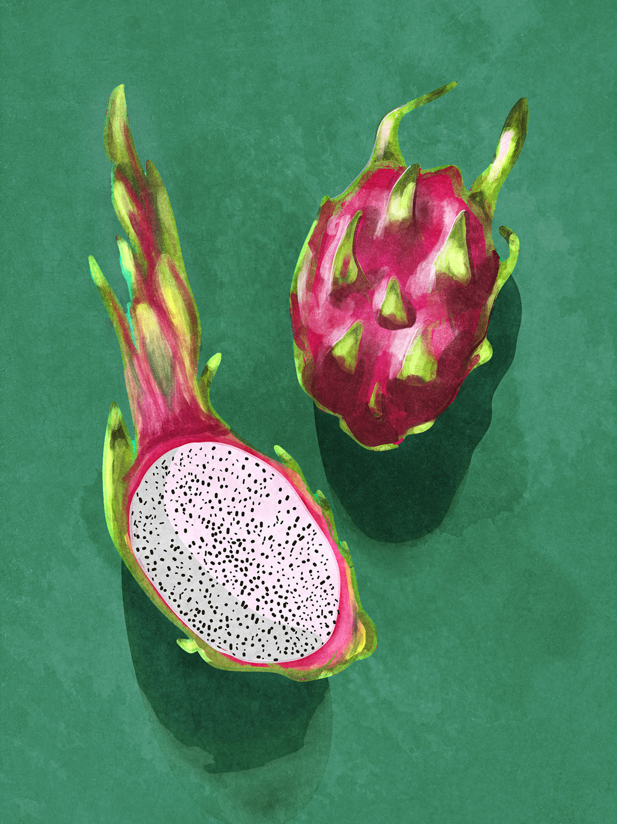 Dragonfruit Poster och Canvastavla
