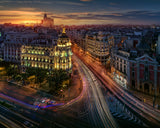 Madrid Metropolis. Poster och Canvastavla