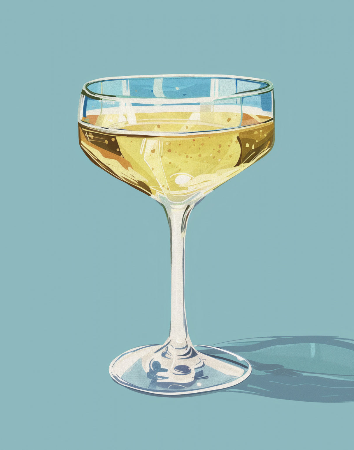 Champagne - Jolly and Dash Poster och Canvastavla