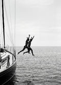 Couples Ocean Dive Poster